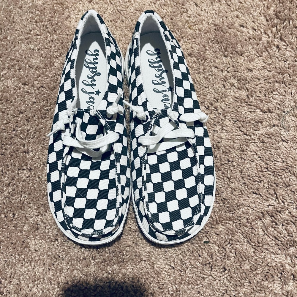 Gypsy Jazz checker shoes
